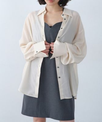 ＜CODE A (Women)＞ｏｖｅｒｓｉｚｅ　ｆｌｏａｔ　ｓｈｉｒｔｓ（２００２５４７５０４）