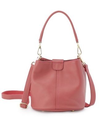 ＜SUNAUNA (Women)＞【２ＷＡＹ／オリジナルプリント裏使用】牛革ワンショルダーバック（２００２５４７５７１）