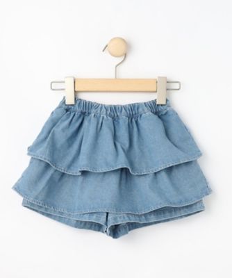 ＜SHOO･LA･RUE (Baby&Kids)＞【１００－１５０ｃｍ】デニムティアードスカパン（２００２５４７６１６）