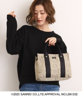 ハローキティ】Lee別注リボンキティキルトスクエアトート