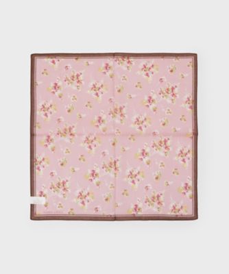 アディンガム ブルームス柄 プリントハンカチ