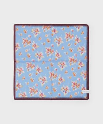 激レア　ヘーゼルウッド　ダックエッグ　　ローラアシュレイ　タオルケット　ブルー クチュールローズ柄 ベビー フード付きタオル（その他(ベビー