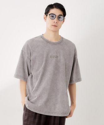 Tomaru Rie 未使用★FITH 02 ビッグシルエット ヴィンテージライク フェード5分袖Tシャツ 【ビッグシルエット