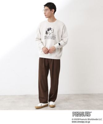 こう　ウエアハウス　スヌーピー プリント スウェット MEDIUM PEANUTS／ピーナッツ スヌーピープリントスウェット 【親子