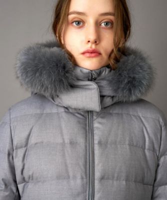 CLASSY．12月号掲載／フード＆ファー取り外し可】ブルーFOX