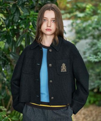 エンブレムショートブルゾン（2002547758） | DRESSTERIOR