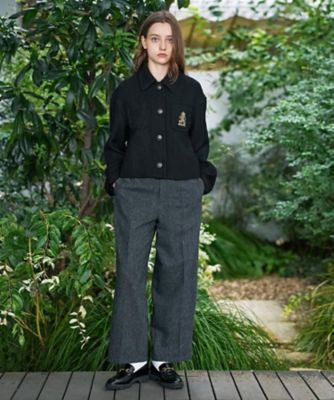 送料無料】ロービングウール混ショートブルゾン（2002547758