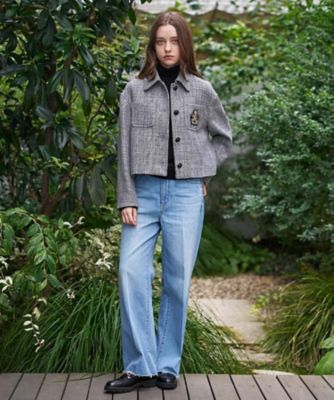 DRESSTERIOR ペーパーリネンショートブルゾン ブラック 23SS DRESSTERIOR ペーパーリネンショートブルゾン ブラック 23SS