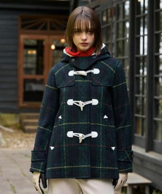 ＜DRESSTERIOR (Women)＞【ＣＬＡＳＳＹ．１２月号掲載】タータンチェックショートダッフル（２００２５４７７６０）