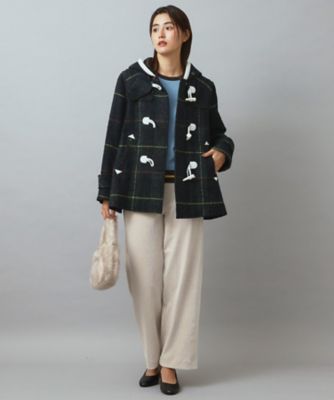 CLASSY．12月号掲載】タータンチェックショートダッフル