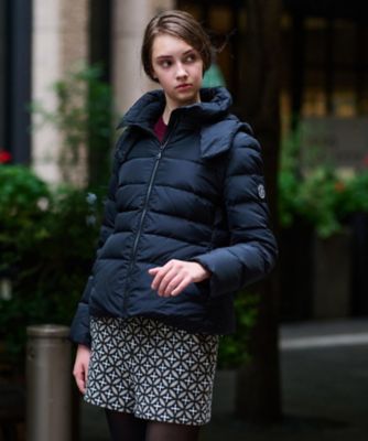 2023AW ドレステリア　ノーカラーライトダウンジャケット　34 黒 2023AW ドレステリア ノーカラーライトダウンジャケット 34 黒