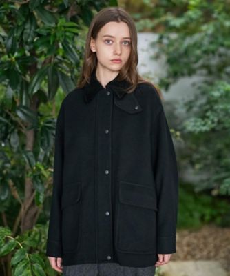 新品未使用 エトレトウキョウ×スピード 完売品 ギャザーショートブルゾン セール】 ギャザーフーディショートブルゾン【NEMIKA