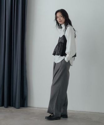 【専用です】イエナ　ヴィンテージワッシャーブラウス IENA＞ ヴィンテージワッシャーギャザーシャツブラウス◇[品番