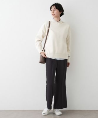 洗える】マットドレープニーハイフレアパンツ（2002547820