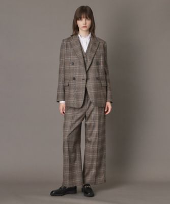 【美品】イザイア　グレンチェック　ジャケット46 グレンチェックジャケット - ファッション通販ならセシール(cecile)