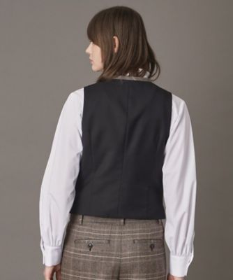 ドレステリア（DRESSTERIOR）/【otonaMUSE 11月号掲載】サキソニーグレンチェックジレ otonaMUSE 11月号掲載】サキソニーグレンチェックジレ