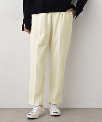 ＜Dessin (Women)＞【ウエストゴム／裏地付き】コンフォートテーパードパンツ（２００２５４８３８２）