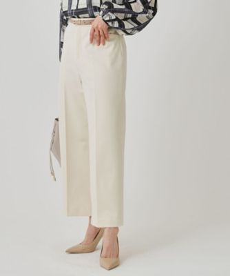 ＜COUP DE CHANCE (Women)＞【手洗い可】ストレートワイドパンツ（２００２５４８５１７）