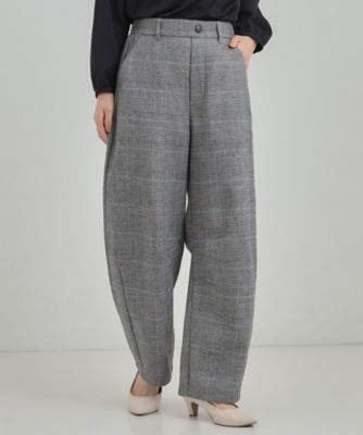 ＜SHOO LA RUE (Women)＞【シューウォーム】チェックカーブパンツ（２００２５４８５２３）