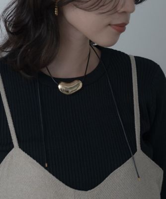 ＜GALLEST (Women)＞メタルストーンネックレス（２００２５４８５２６）