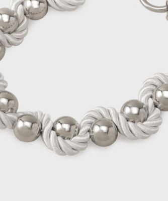 チャーム kotty ビーズ コードノットチャーム - ピューター | CHARLES & KEITH