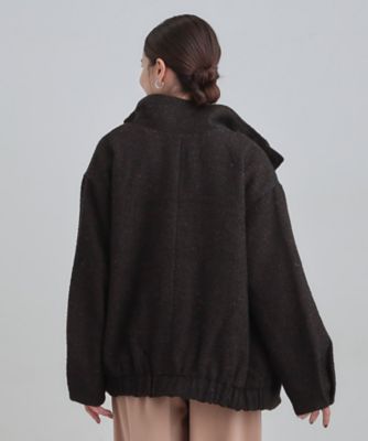 スタンドツイードブルゾン（2002548541） | SHOO LA RUE