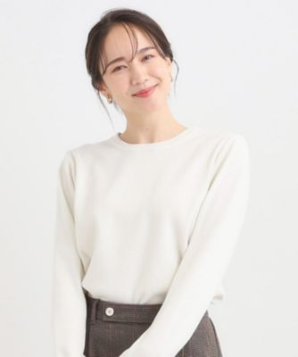 襟取り外し可／S－LL】上品見え レース襟ニット