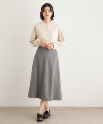 ウール混】フレアスカート（2002548570） | LAURA ASHLEY