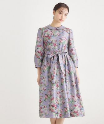 WEB限定／9分袖／M＿LL 3サイズ】ペンブリー柄 シャンタン