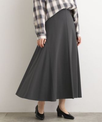 ＜GROVE (Women)＞もっちりナイロンストレッチトラペーズスカート（２００２５４８５７５）