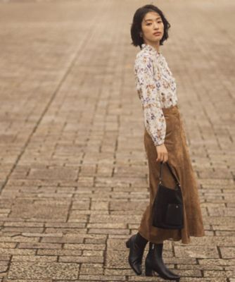 カスリフラワープリントブラウス（2002548577） | GROVE