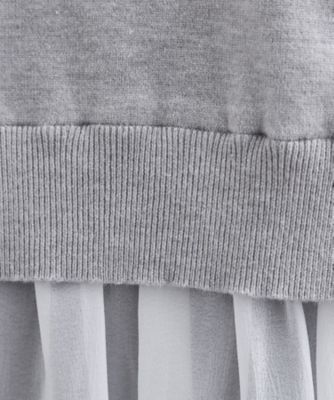 裾レイヤードニットプルオーバー（2002548583） | GROVE