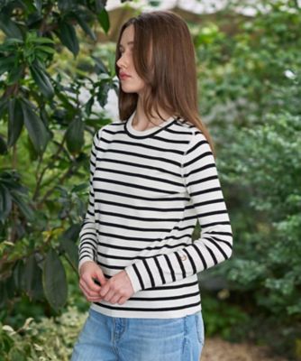 ストレッチフルニードルボーダーニット（2002548686