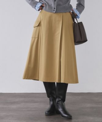 アシメプリーツスカート【洗濯機OK】（2002548802