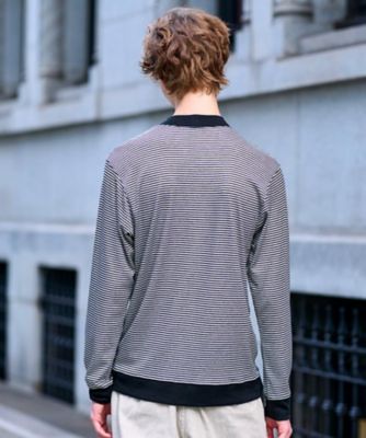 モックネック ボーダーカットソー（2002548826