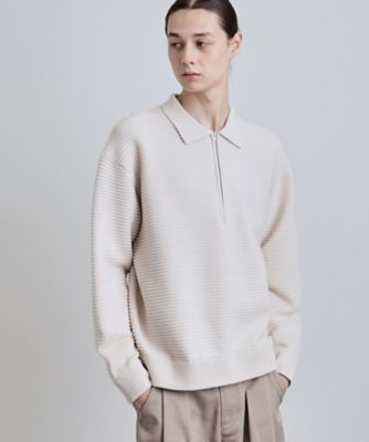 ハーフジップニットポロシャツ（2002548827） | tk. TAKEO