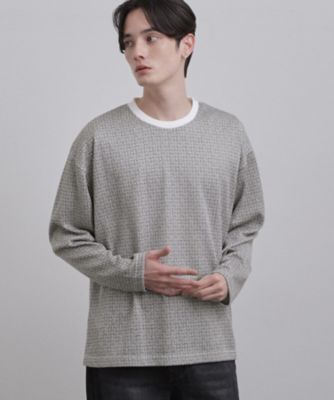 スプリングツイードライクプリントカットソー（2002548855