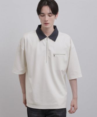 配色ハーフジップカットソー（2002548863） | tk. TAKEO