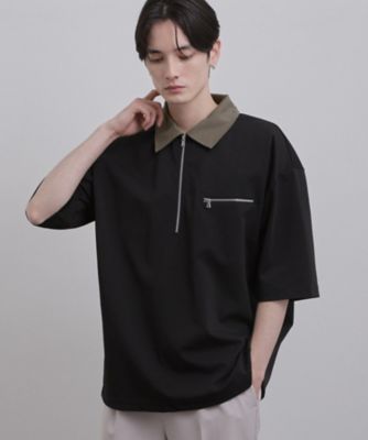 配色ハーフジップカットソー（2002548863） | tk. TAKEO