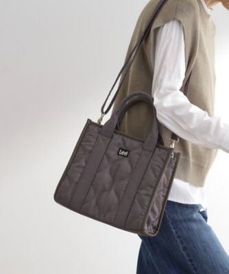 ＜GROVE (Women)＞【Ｌｅｅ別注】撥水キルトパイピング２ＷＡＹトート（２００２５４８８７９）