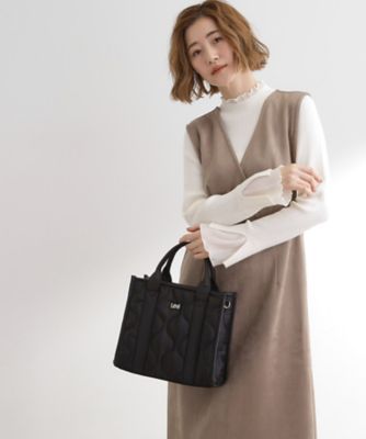 Lee別注】撥水キルトパイピング2WAYトート