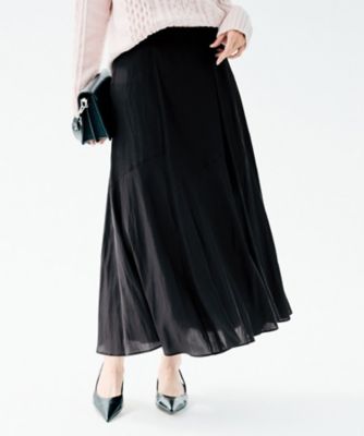 洗える／セレモニーにも／後ろウエストゴム】ロングスカート