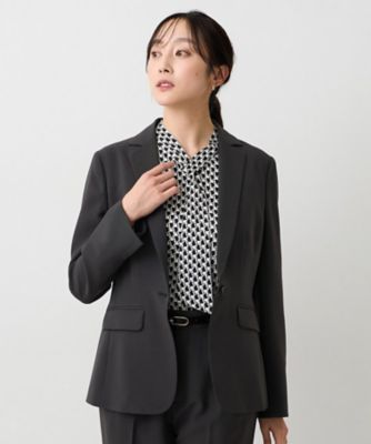 ＜UNTITLED L (Women/大きいサイズ)＞エアリーテーラードジャケット（２００２５４８９０３）