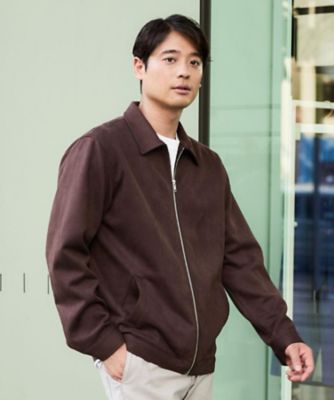 【AP STUDIO】 ジップブルゾン　ナチュラル AP STUDIO（エーピーストゥディオ）の「new zip knit blouson