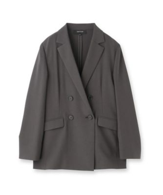 接触令感／UVカット／洗える】エアリー ダブルブレストジャケット