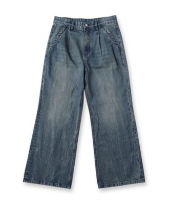 ワイドストレートレッグデニム（2002548947） | tk. TAKEO