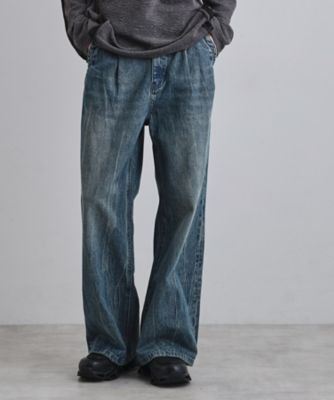 tookw2002！デル ワイドストレートレッグデニム（2002548947） | tk. TAKEO