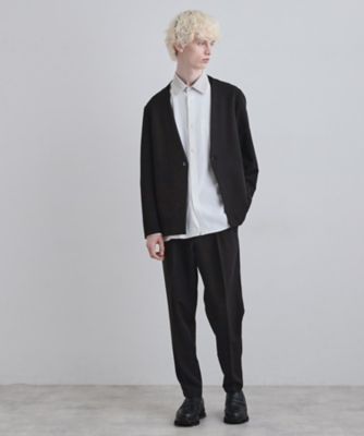 セットアップ対応】360度ストレッチ ワイドテーパードパンツ