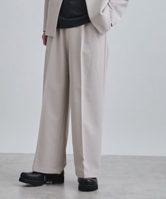 セットアップ対応】360度ストレッチ ワイドストレートパンツ
