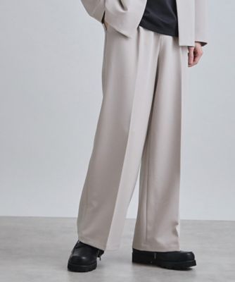 セットアップ対応】360度ストレッチ ワイドストレートパンツ